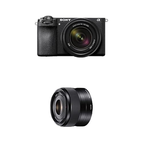 Sony Alpha 6700 Spiegellose APS-C Digitalkamera inkl. 18-135mm Objektiv (KI-basierter Autofokus, 5-Achsen-Bildstabilisierung, 4k 120p Video, Touch-Display) + 35F18