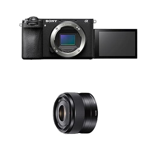 Sony Alpha 6700 Spiegellose APS-C Digitalkamera (KI-basierter Autofokus, 5-Achsen-Bildstabilisierung, 4k 120p Video, Touch-Display für Vlogging & Selfies) + 35F18