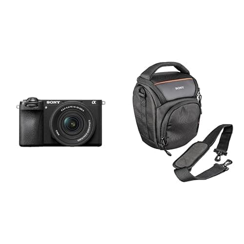 Sony Alpha 6700 Systemkamera (APS-C) mit 16–50mm II Objektiv – KI-Autofokus, 5-Achsen-Stabilisierung, 4K 120p Video, Touchscreen, ideal für Vlogging & Foto + Tasche