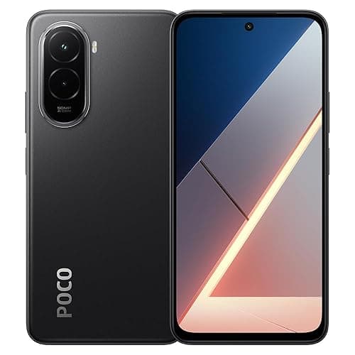 XIAOMI Poco M7 4G Smartphone 8 GB + 256 GB Massiv 7000 mAh Akku 6,9 Zoll FHD+ Display 144 Hz AdaptiveSync Refresh Rate Powerful Snapdragon 685 Clear 50 MP AI Dual Kamera, mit Ladung (Schwarz