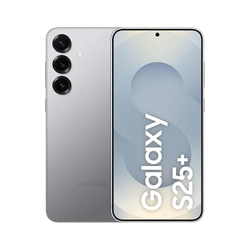 Samsung Galaxy S25+ AI Smartphone mit Galaxy AI, Ohne Vertrag, Handy mit Android, 12 GB RAM, 256 GB Speicher, 50-MP-Kamera, Silver Shadow, 3 Jahre Herstellergarantie [Exklusiv auf Amazon]