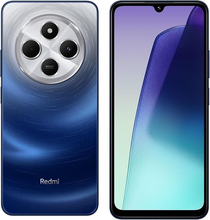 XIAOMI Redmi 14C Handy 120Hz 6.88" Display, 4+128GB Smartphone Ohne mit Helio G81 Ultra Prozessor und 50MP AI Dual Kamera 5160mAh Akku Bis zu 22 Stunden Videowiedergabe(Blau EU Version)