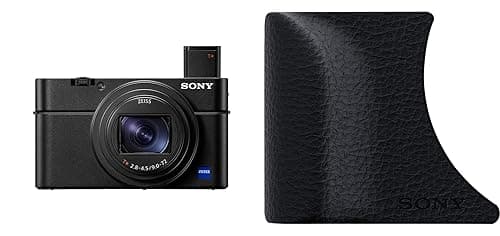 Sony RX100 VII Kompakte Premium-Kamera mit 4k Video, 24-200 mm F2.8-4.5 Zeiss Zoom-Objektiv, 1" Sensor, Autofokus zur Augenverfolgun 4K-Filmaufnahmen und neigbares Display + Sony AG-R2 Griff