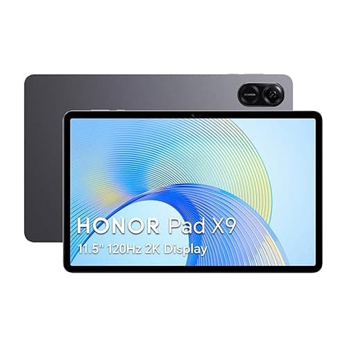 HONOR Pad X9 Tablet, 4 GB, 128 GB, 11,5 Zoll, 120 Hz, 2K Fullview-Display, Qualcomm 6nm Snapdragon 685, 6 Lautsprecher, 7250-mAh-Akku, Metallgehäuse, Android 13, Google Service, Grau