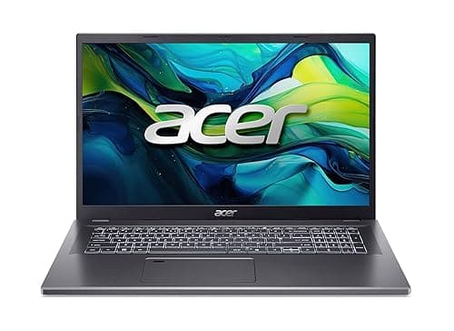 acer Aspire 17 (A17-51M-73JJ) Laptop, 17" FHD IPS Display, Intel Core 7 150U, 16 GB RAM, 1 TB SSD, Intel Grafik, Windows 11, QWERTZ Tastatur, grau