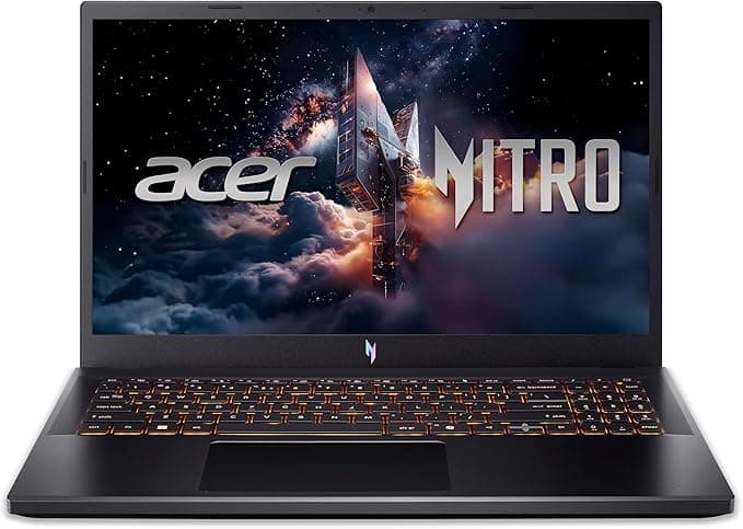 acer Nitro V 15 (ANV15-52-99WW) Gaming Laptop, 15.6 Inch FHD IPS 180Hz Display, Intel Core i9-13900H, 32 GB RAM, 1 TB SSD, NVIDIA GeForce RTX 5060, Windows 11, QWERTZ Keyboard, Black