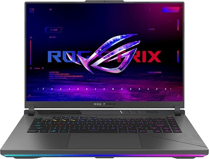 ASUS ROG Strix G16 Gaming Laptop (16 Zoll 16:10 FHD+ 165Hz, GeForce RTX 4050, Intel Core i7-13650HX, 16GB DDR5, 1TB PCIe SSD, WLAN, 6E, Windows 11, G614JU-DS71-CA