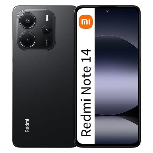 Xiaomi Redmi Note 14 4G NFC 8GB + 256GB Global Edition Smartphone 6.67 Zoll AMOLED 120HZ 108MP 5500MAH Schnellladung Schwarz (ohne Ladegerät)