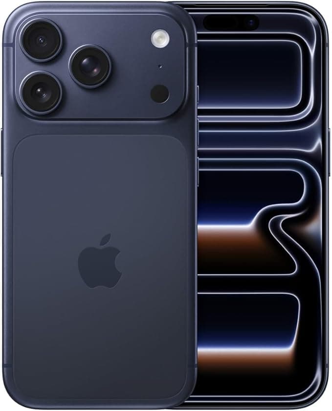 Apple iPhone 17 Pro 256 GB - 6,3 Zoll Display mit Promotion bis zu 120 Hz, A19 Pro Chip, bahnbrechende Akkulaufzeit, Pro Fusion Kamerasystem mit Center Stage Frontkamera; Deep Blue