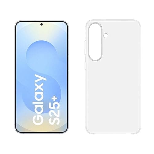 Samsung Galaxy S25+ AI Smartphone mit Galaxy AI, 12 GB RAM, 512 GB Speicher, Icyblue, 3 Jahre Herstellergarantie + Clear Case