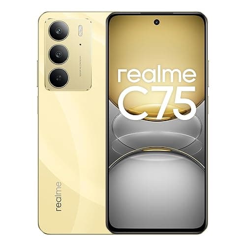 realme C75 4G Smartphone 8+256GB, 6,72 Zoll Bildschirm, 90Hz Bildwiederholrate, 45W Schnellladung, 5828mAh Akku, 50MP KI Kamera, leistungsstarker Helio G92 Chipsatz,IP69