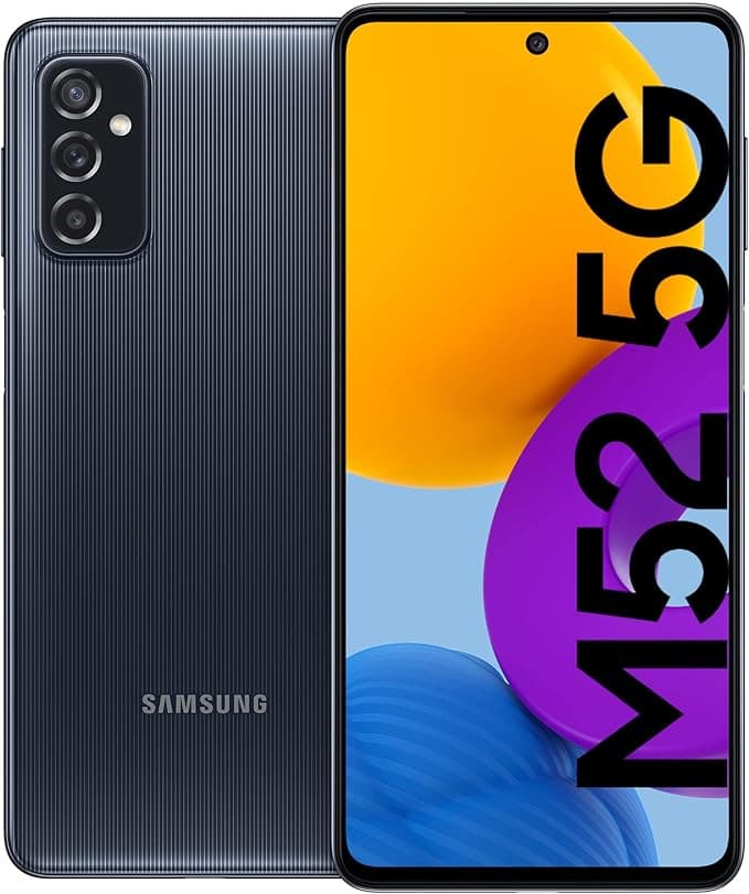 Samsung Galaxy M52 5G Smartphone Android 128 GB Schwarz